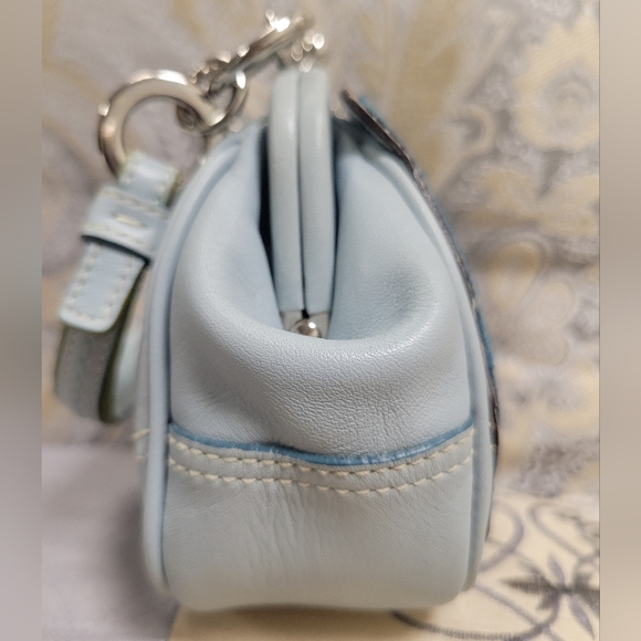 🦄 🦋 COACH BUTTERFLY MOTIF FRAME BAG G05Q-3564 🦋🦄 - Picture 11 of 17